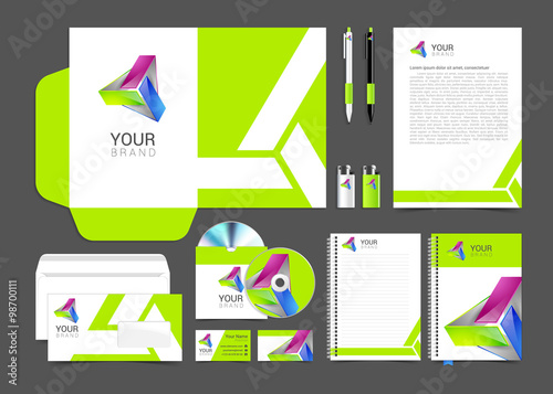 corporate identity template company style brandbook