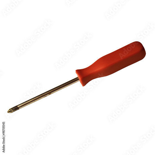screwdriver isolated over background. 
