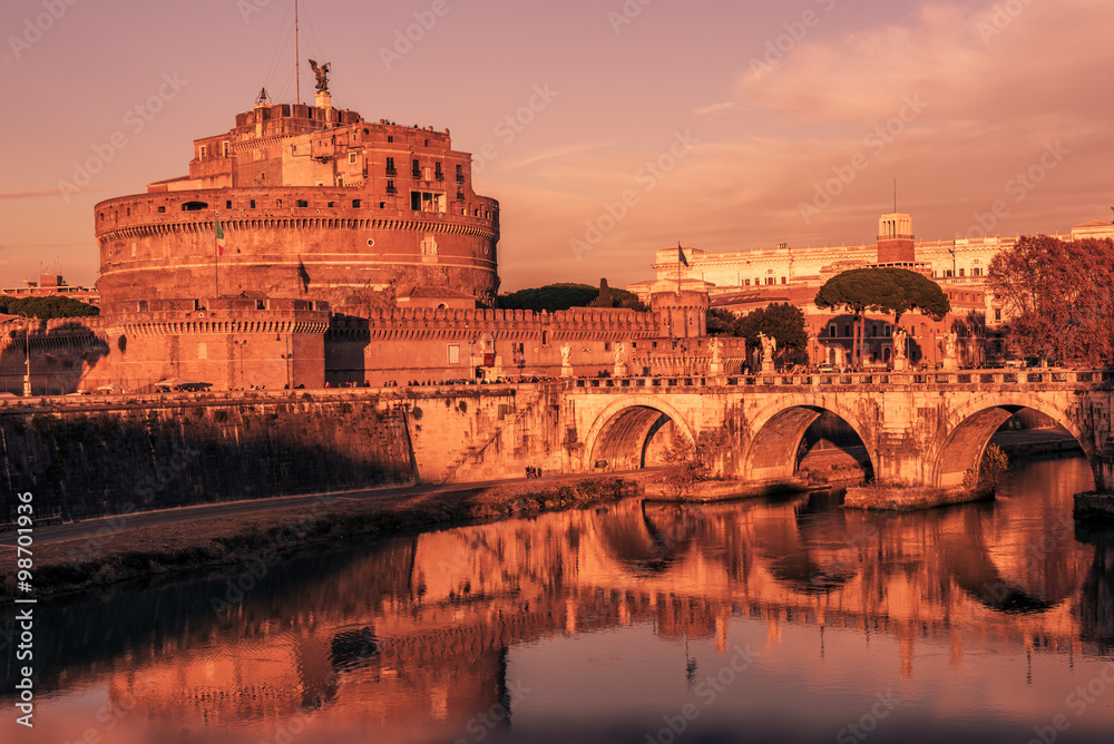 Rome, Italy: Hadrian's Mausoleum or Castle of Holy Angel