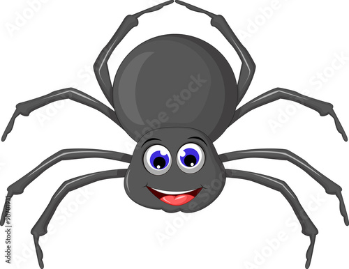 cute spider cartoon