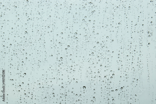 Background of raindrops on a window