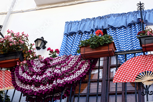 Canvas Print The quaint old town in Marbella on the Costa del Sol in Spain