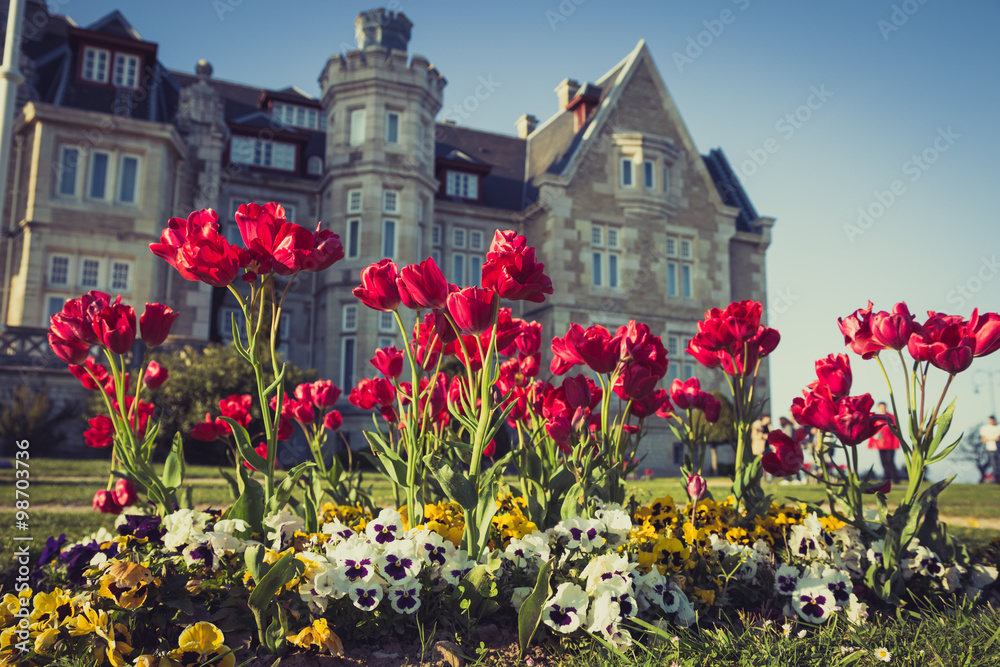 Nice Magdalena Palace in Santander, Spain