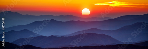 Smoky mountain sunset © Philip Steury