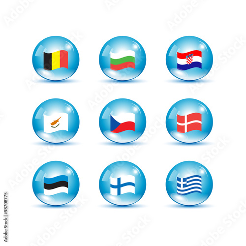 European Union country flags Free Download European Union country flags - GFXLoad