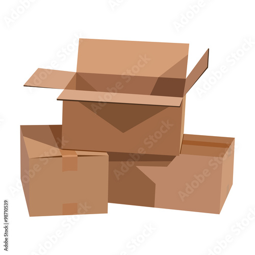 Cardboard boxes
