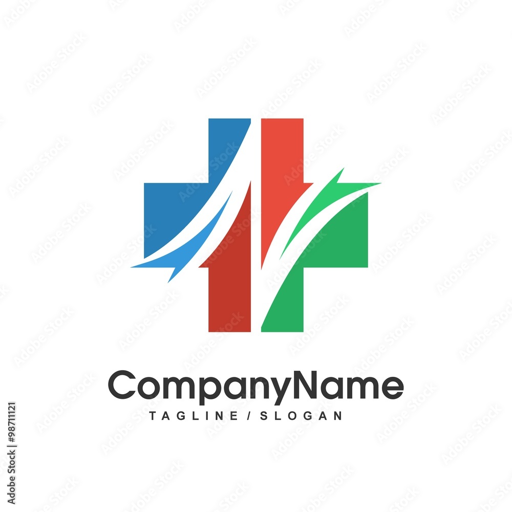 Hospital Medical logo icon vector Hospital Medical logo icon vector