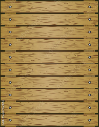 Wood background. Floor old brown wooden planks texture. Vector wood background.