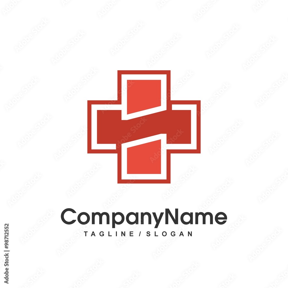Hospital Medical logo icon vector Hospital Medical logo icon vector