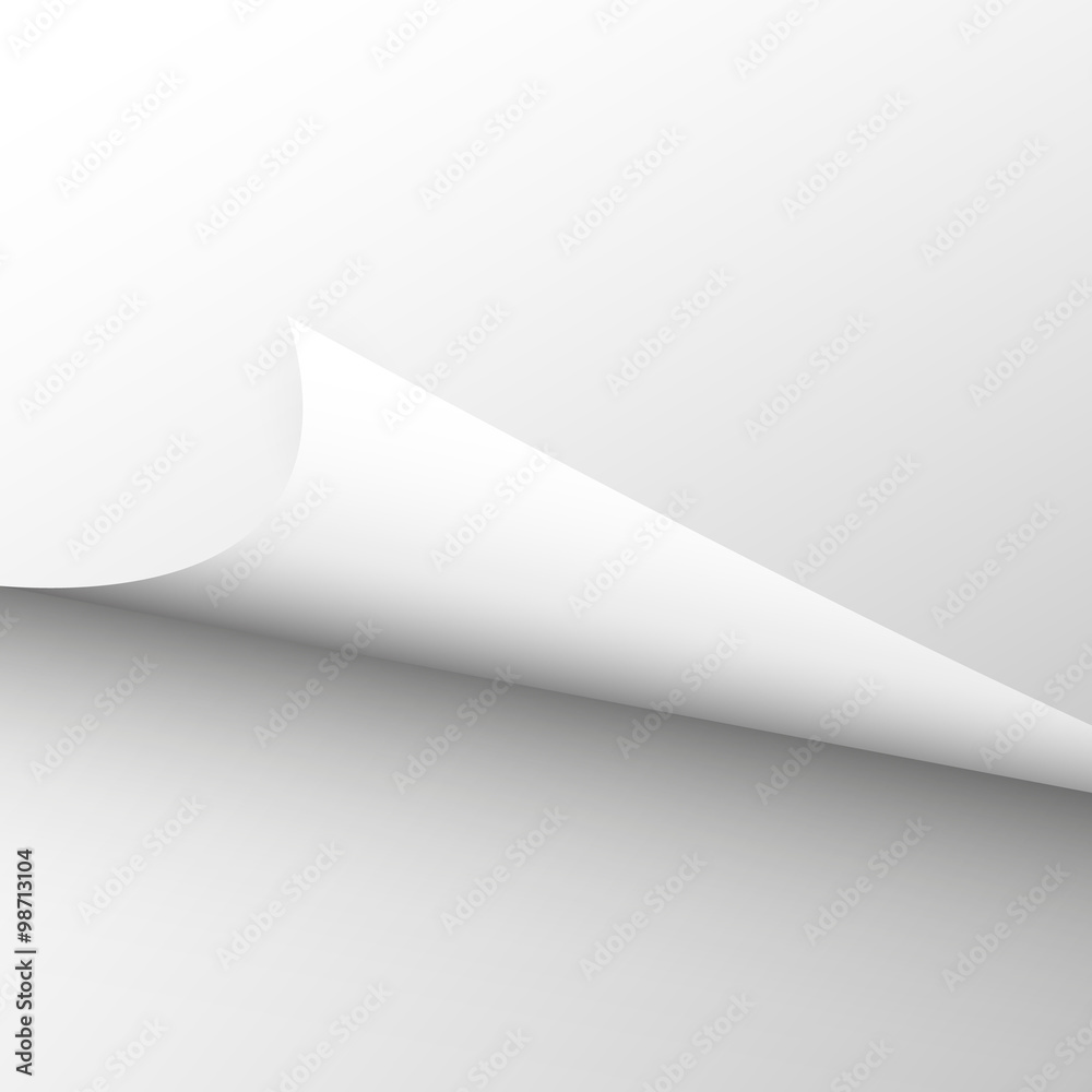 White sheet of paper White sheet of paper