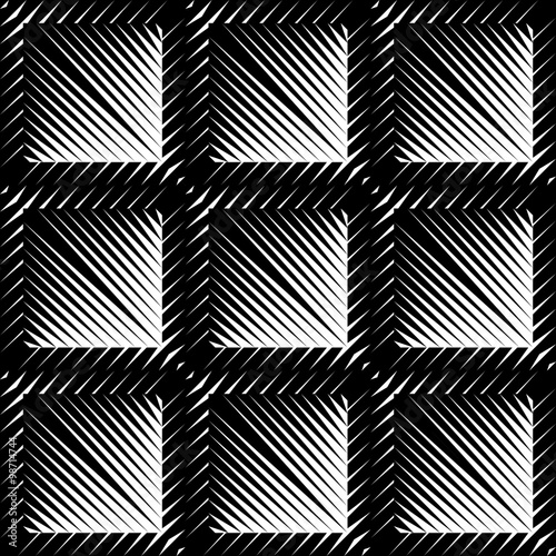 Design seamless square convex pattern