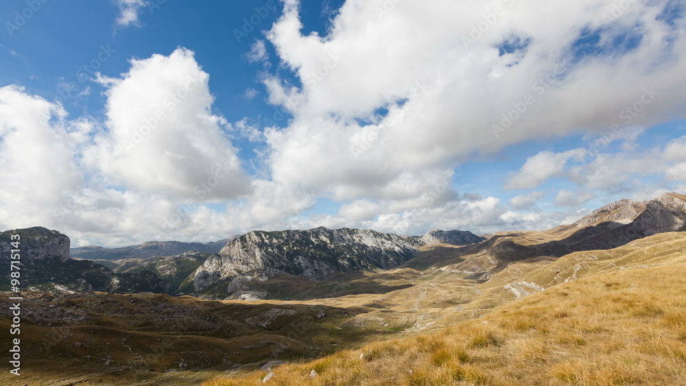 time lapse of Mountains inside a national park Durmitor time lapse of Mountains inside a national park Durmitor