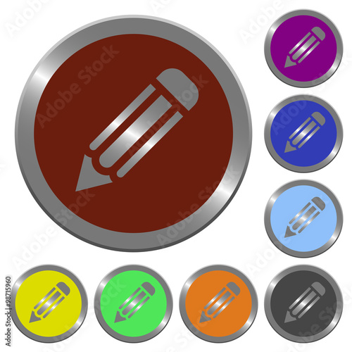Color pencil buttons