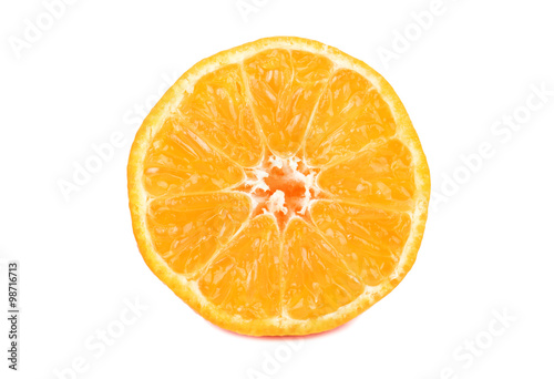 Half of mandarin