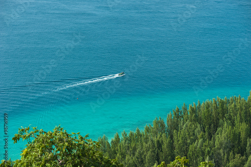 KOH ADANG : Viewpoint Chado cliff on Koh Adung, Satun Thailand photo