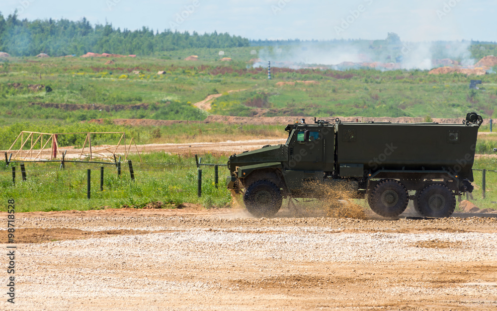 Fototapeta premium The Military vehicle