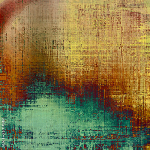 Abstract grunge background. With different color patterns  yellow  beige   brown  green  cyan