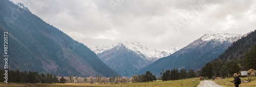 Panorama of the mountains