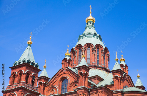 Helsinki, Finland, The Uspenski Cathedral exterior