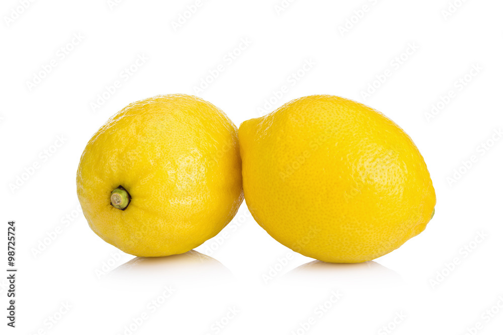 lemons isolated on white background lemons isolated on white background
