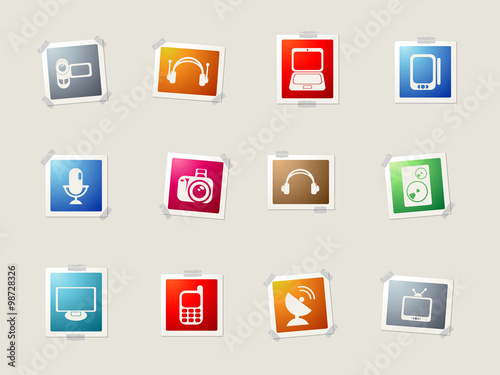 media icon set