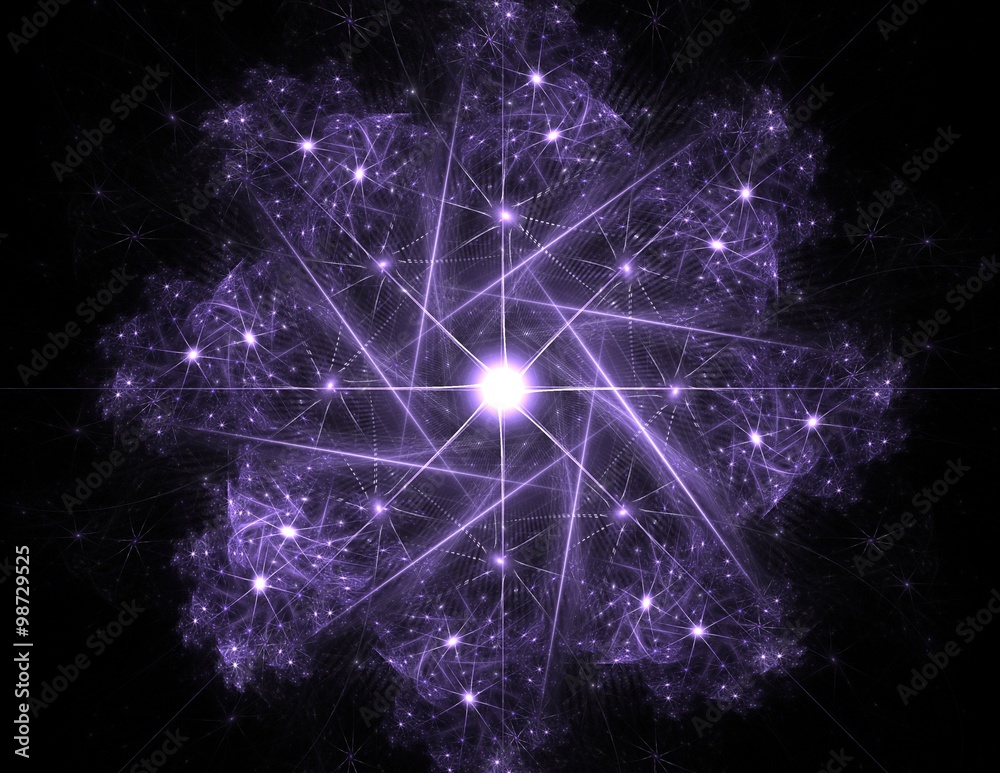 Fototapeta premium fractal radial pattern