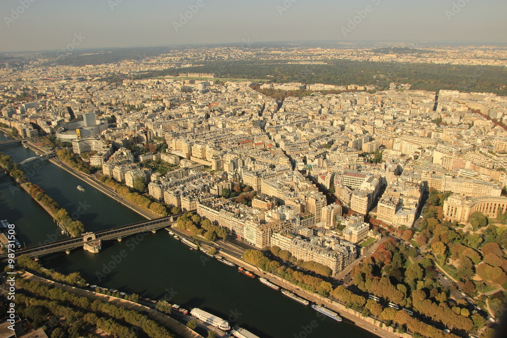 Fototapeta premium Panorama of Paris