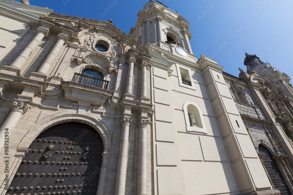 Church San Francisco, landmark in Lima, Peru Church San Francisco, landmark in Lima, Peru