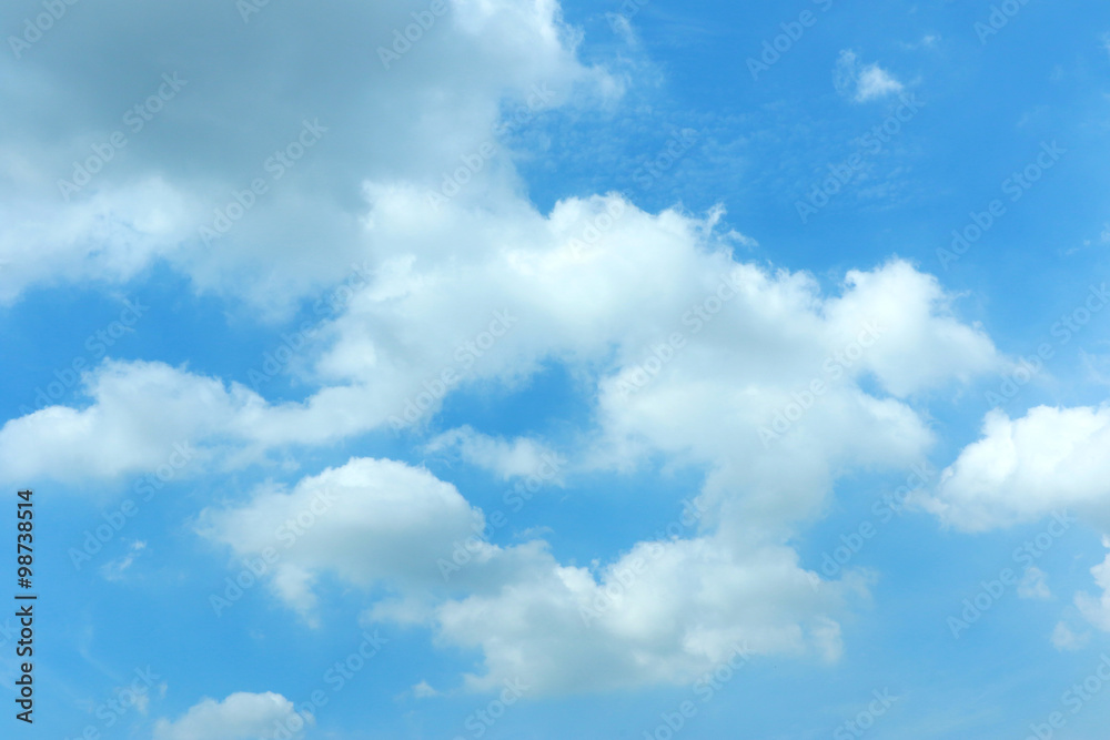 Background beautiful blue sky with white clouds Background beautiful blue sky with white clouds