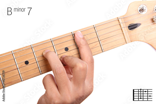Fényképezés B minor seventh guitar chord tutorial