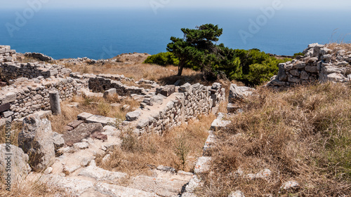 Santorini. Greece. Ancient Thera.