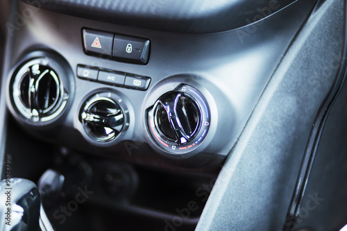  button of a car airc © ribalka yuli