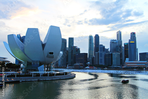 Singapore cityscape..