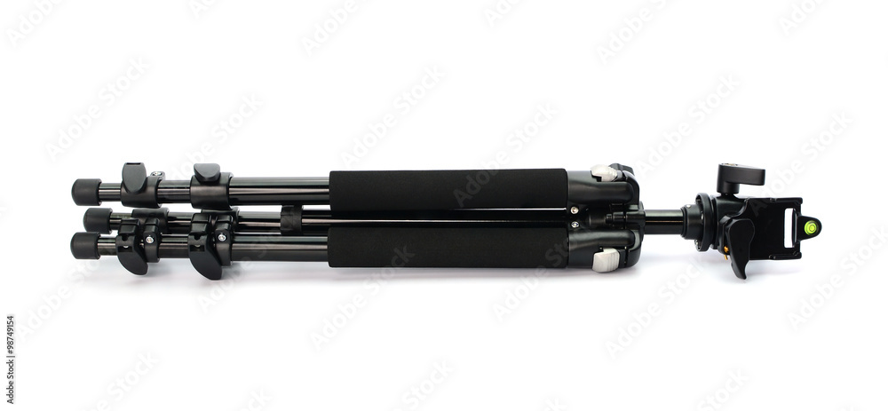 tripod black isolated on white background tripod black isolated on white background