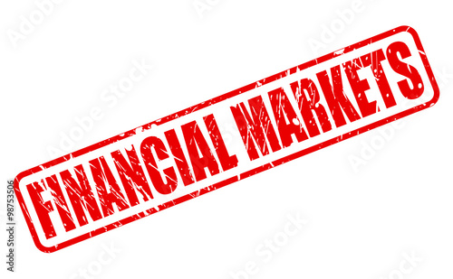 FINANCIAL MARKETS red stamp text