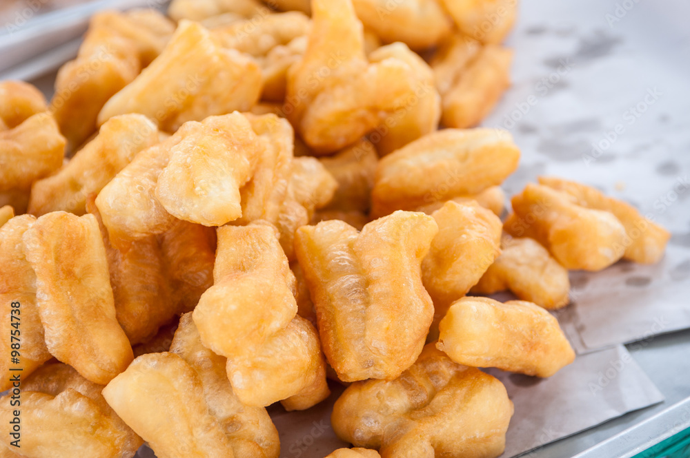 Deep-fried doughstick breakfast Deep-fried doughstick breakfast