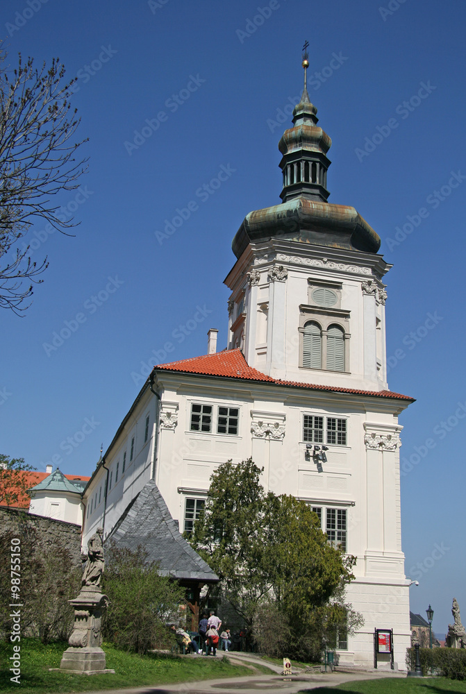 KUTNA HORA, CZECH REPUBLIC - APRIL 17, 2010: Jesuit College in Kutna Hora, Czech Republic