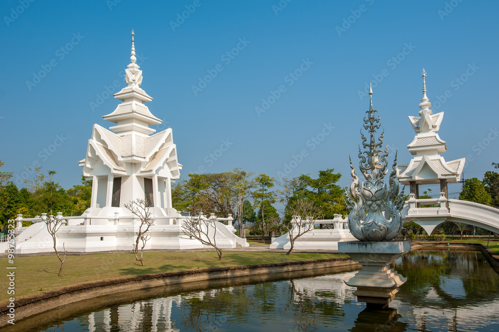 Wat Rong Khun (White Temple),Chiang Rai -Thailand Wat Rong Khun (White Temple),Chiang Rai -Thailand