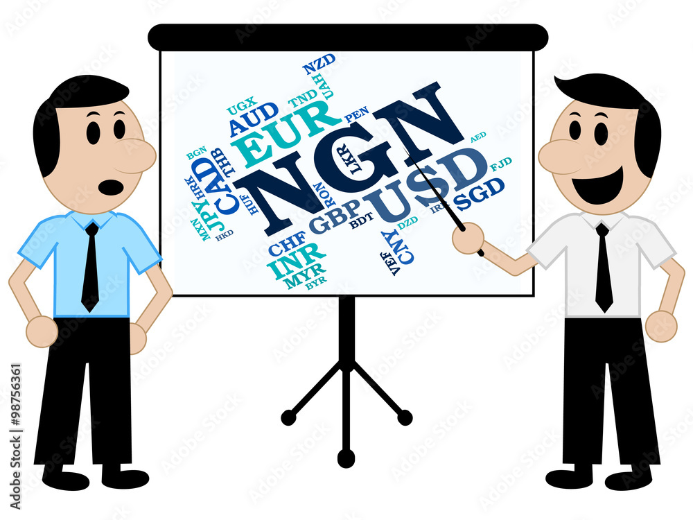 Ngn Currency Means Foreign Exchange And Banknote Ngn Currency Means Foreign Exchange And Banknote