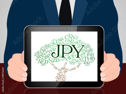 Wallpaper Mural Jpy Currency Means Foreign Exchange And Currencies Torontodigital.ca
