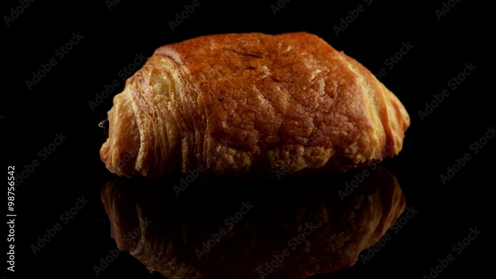 Fresh and tasty bun with chocolate for coffee brake
Fresh and tasty bun with chocolate for coffee brake