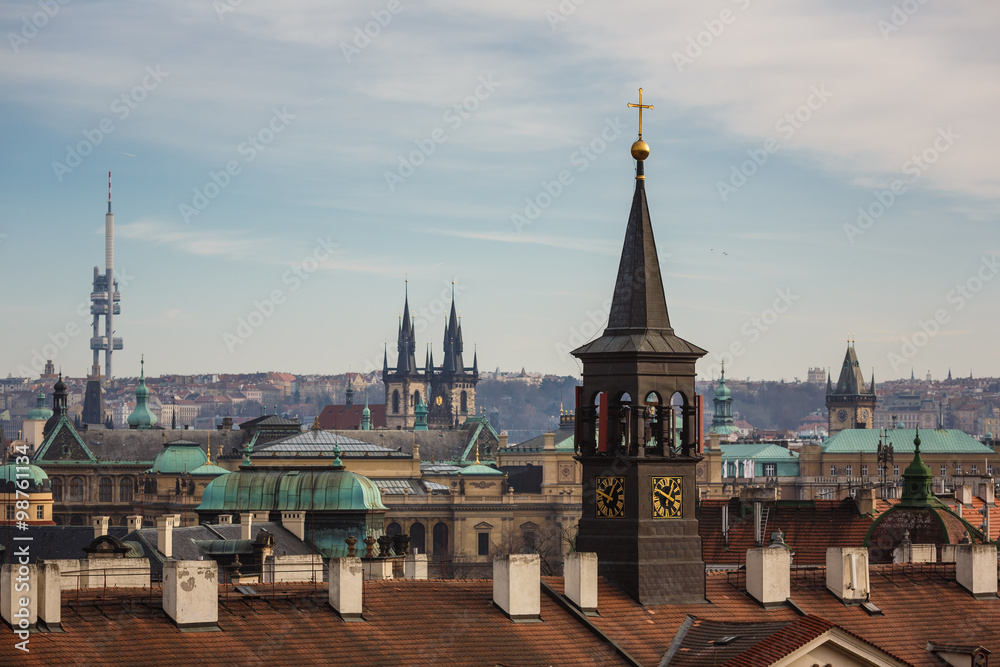 Obraz premium Towers of Prague