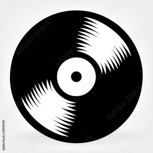 vinyl record logo