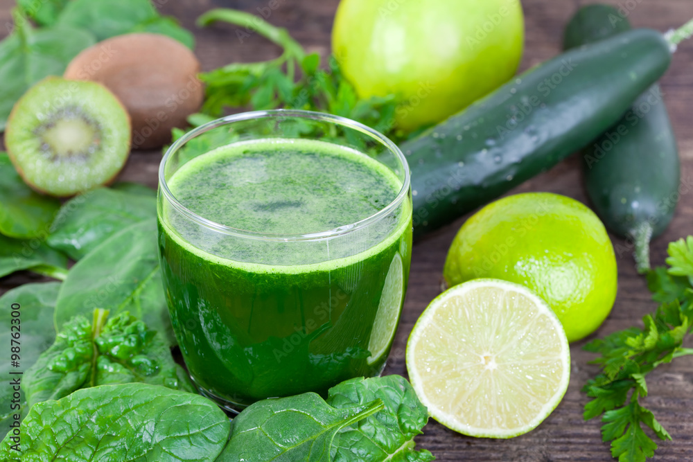 Fresh organic, Green smoothie Fresh organic, Green smoothie