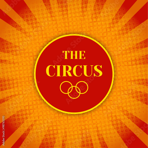 Circus poster background