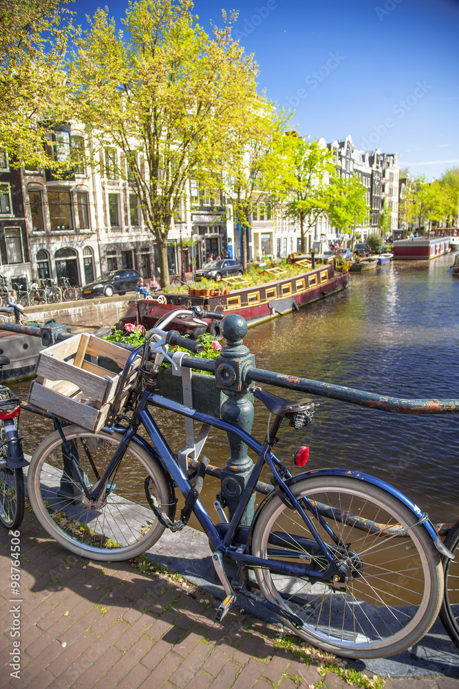 Amsterdam in the spring.