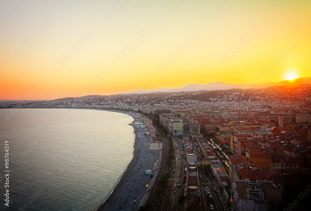 cityscape of Nice, France