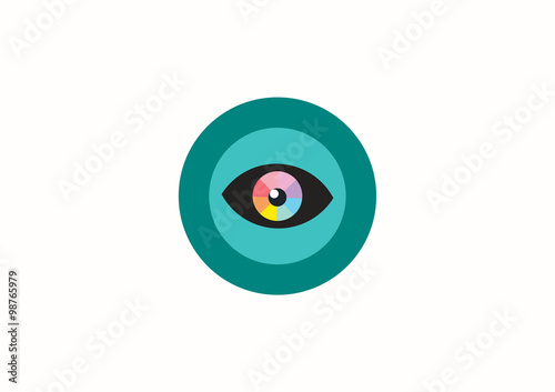 Eye App Icon Logo