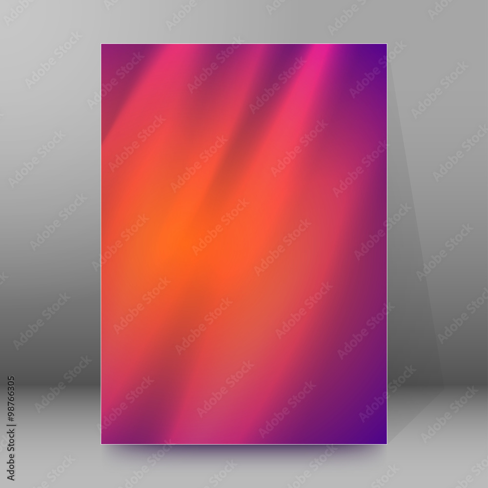 purple gradient blur background brochure cover page