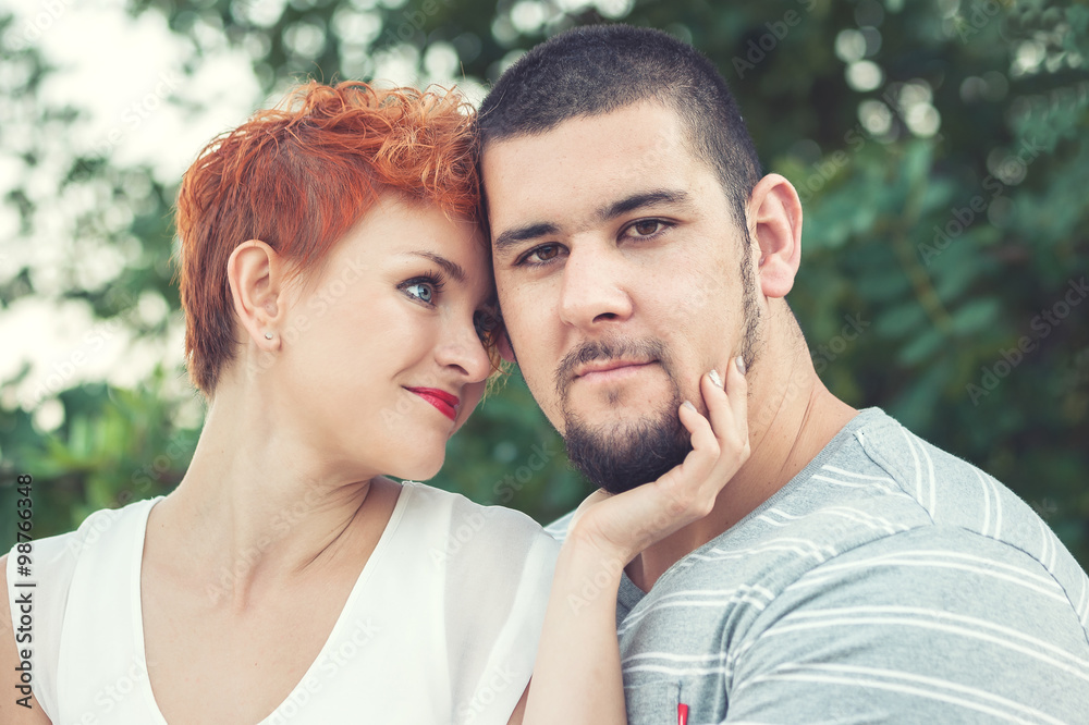 Fototapeta premium loving couple